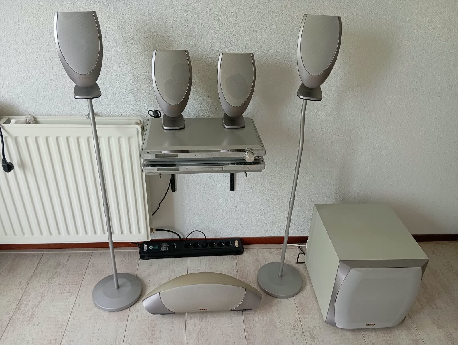 Panasonic 5.1 surroundset met Infinity Modulus speakers, Ophalen, 5.1-systeem, 70 watt of meer, Panasonic