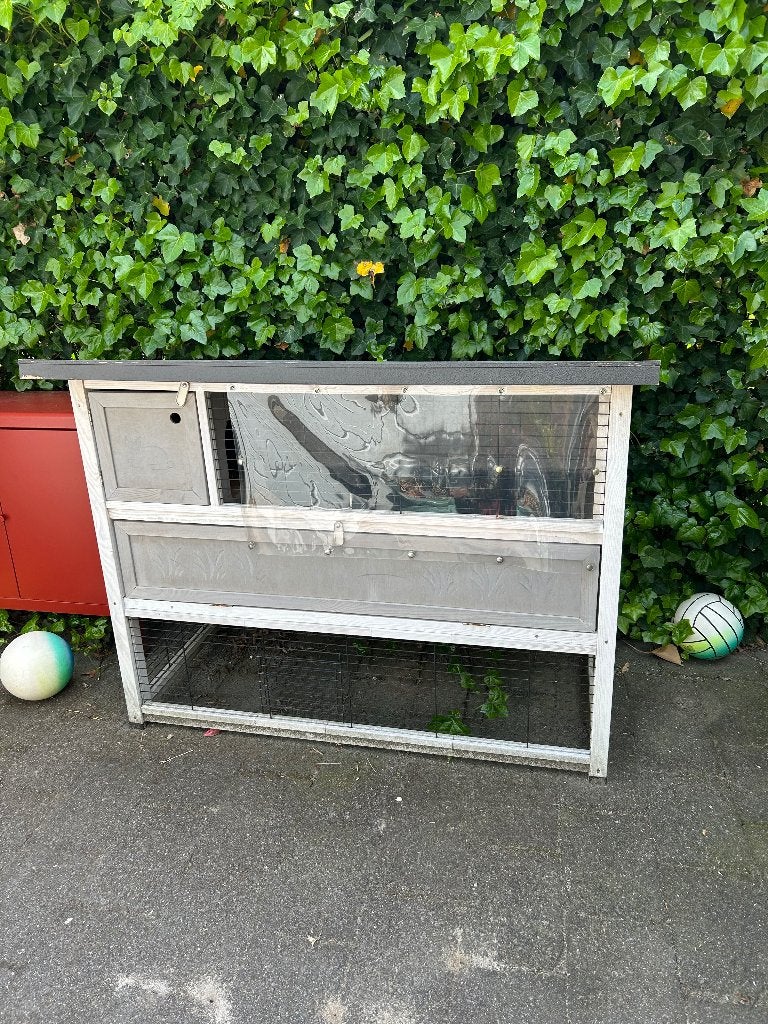 Gratis cavia/konijnenhok, Dieren en Toebehoren, Knaagdieren en Konijnen | Hokken en Kooien, Ophalen, 90 cm of meer, Konijn, Hok