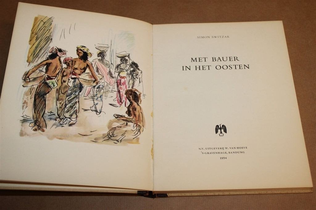 Met Bauer in het Oosten — India en Java, Luxe Editie 1954, Ophalen of Verzenden, Gelezen