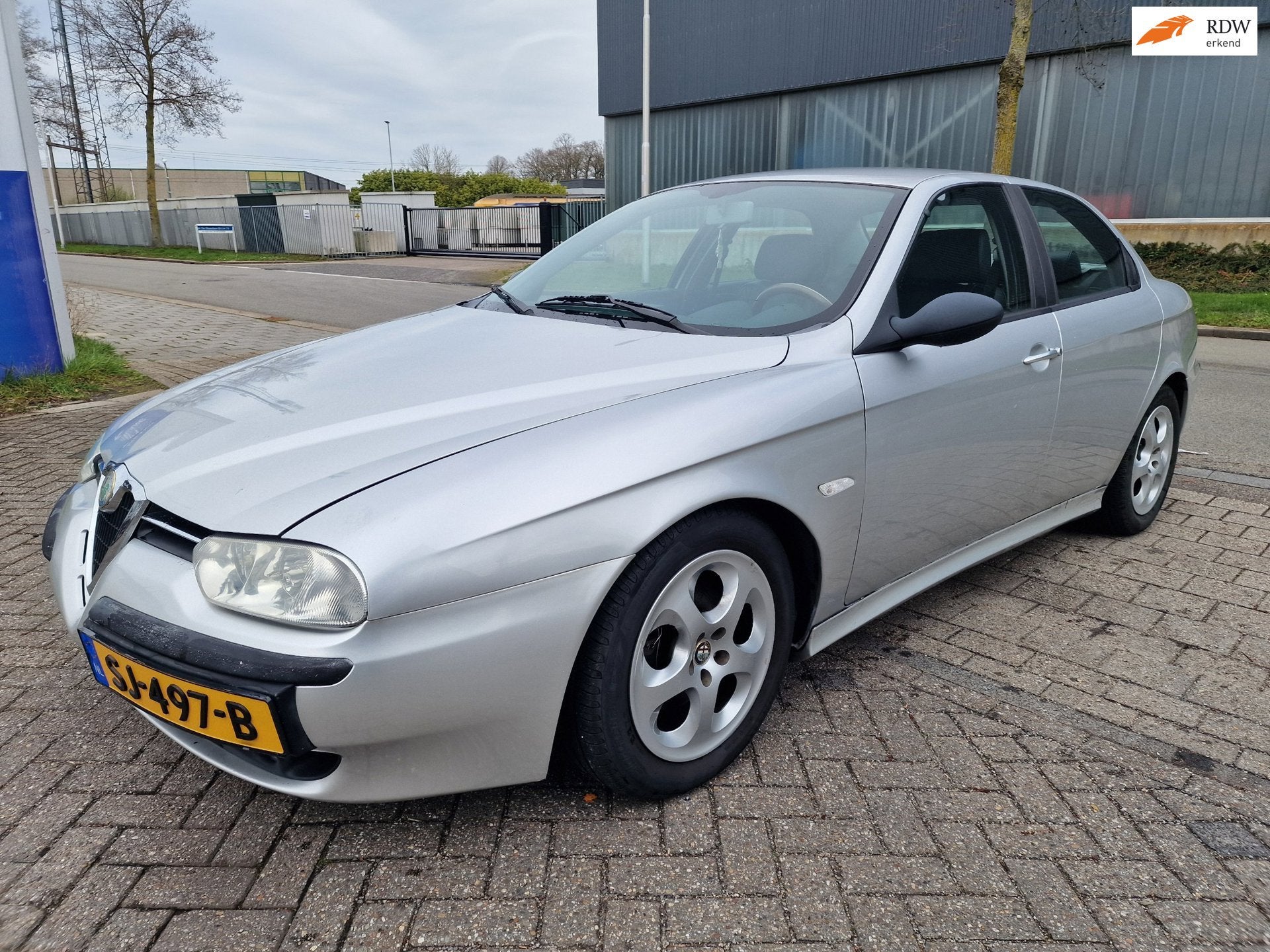 Alfa Romeo 156 2.5-24V V6 Automaat, Apk, Nap, Goed rijdend I, Auto's, Alfa Romeo, 1325 kg, Gebruikt, Zwart, 190 pk