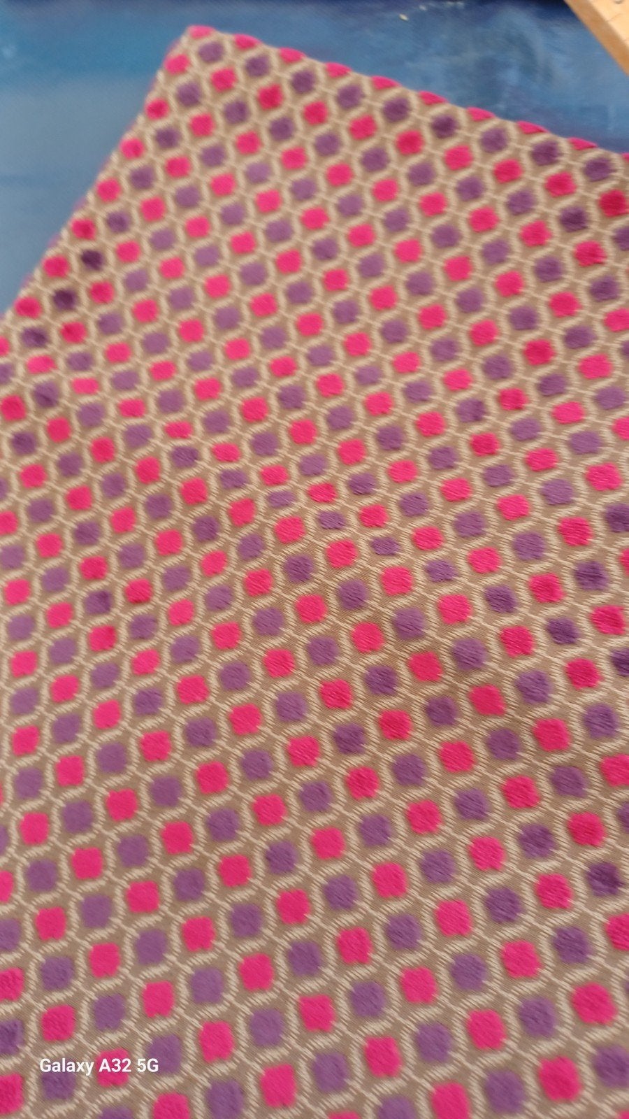 Kussenhoes 40x40cm - Roze/Paars/Grijs Patroon, Gebruikt, Meerkleurig, Ophalen of Verzenden, Wasbaar