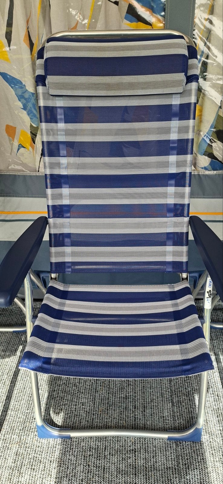 Campingstoelen 4 stuks standenstoel, Caravans en Kamperen, Kampeermeubelen, Ophalen, Gebruikt, Campingstoel