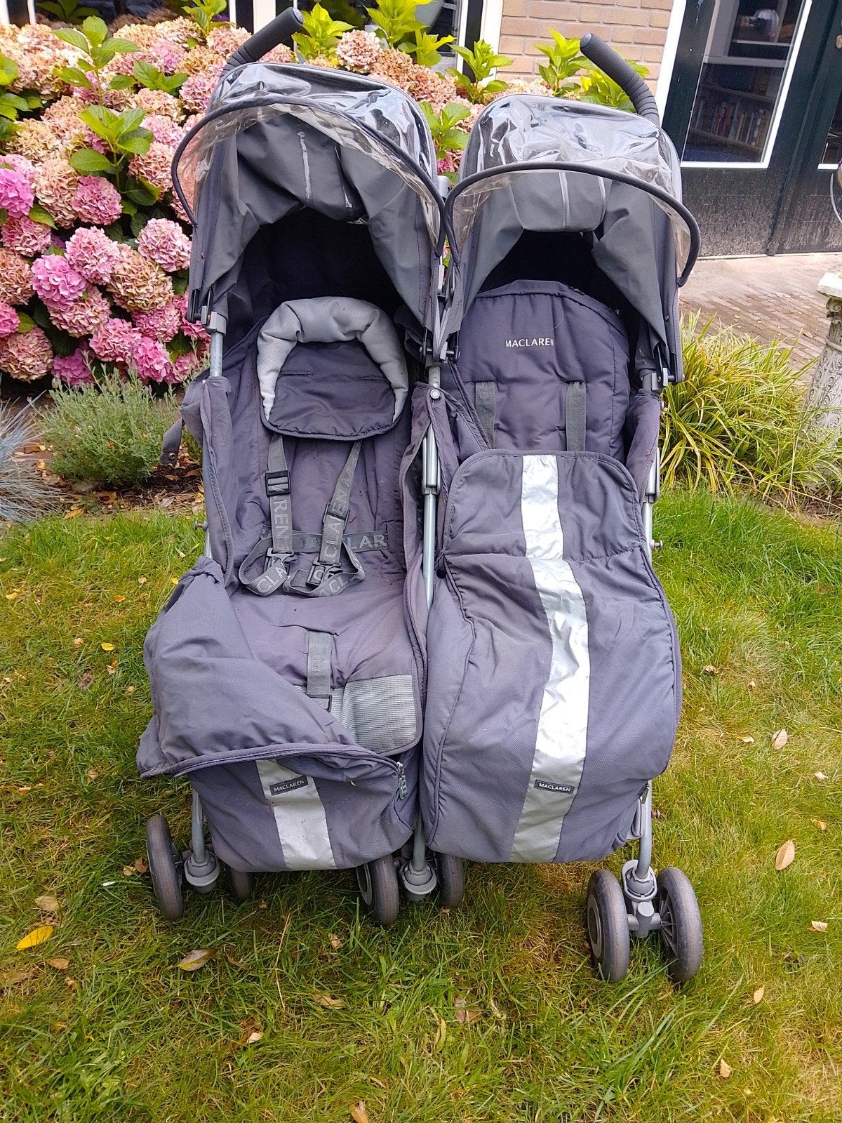 tweeling buggy Maclaren Twin Techno Duowagen - Gebruikt, Ophalen, Gebruikt, Overige merken, Duowagen