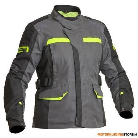 Lindstrands Granberg Dames Motorjas, Grijs-Geel, Motoren, Kleding | Motorkleding, Ophalen of Verzenden, Nieuw met kaartje