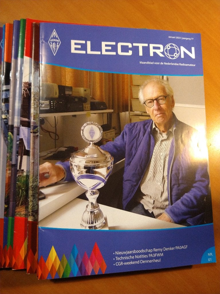 Electron. Maandblad voor de Nederlandse Radioamateur. 2023, Ophalen of Verzenden, Zo goed als nieuw