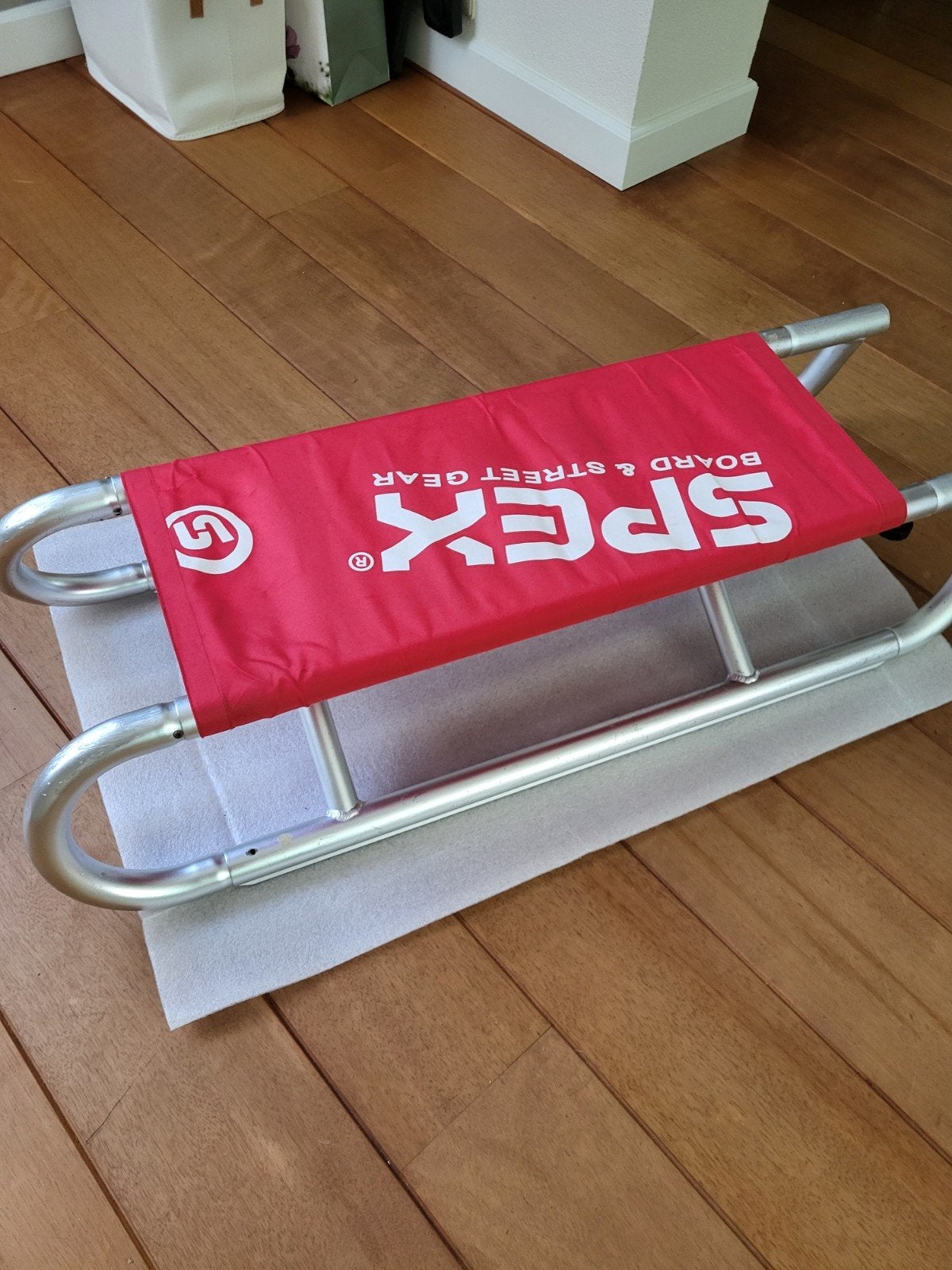 aluminium lichtgewicht opvouwbare slee, Ophalen of Verzenden, Gebruikt, Kunststof