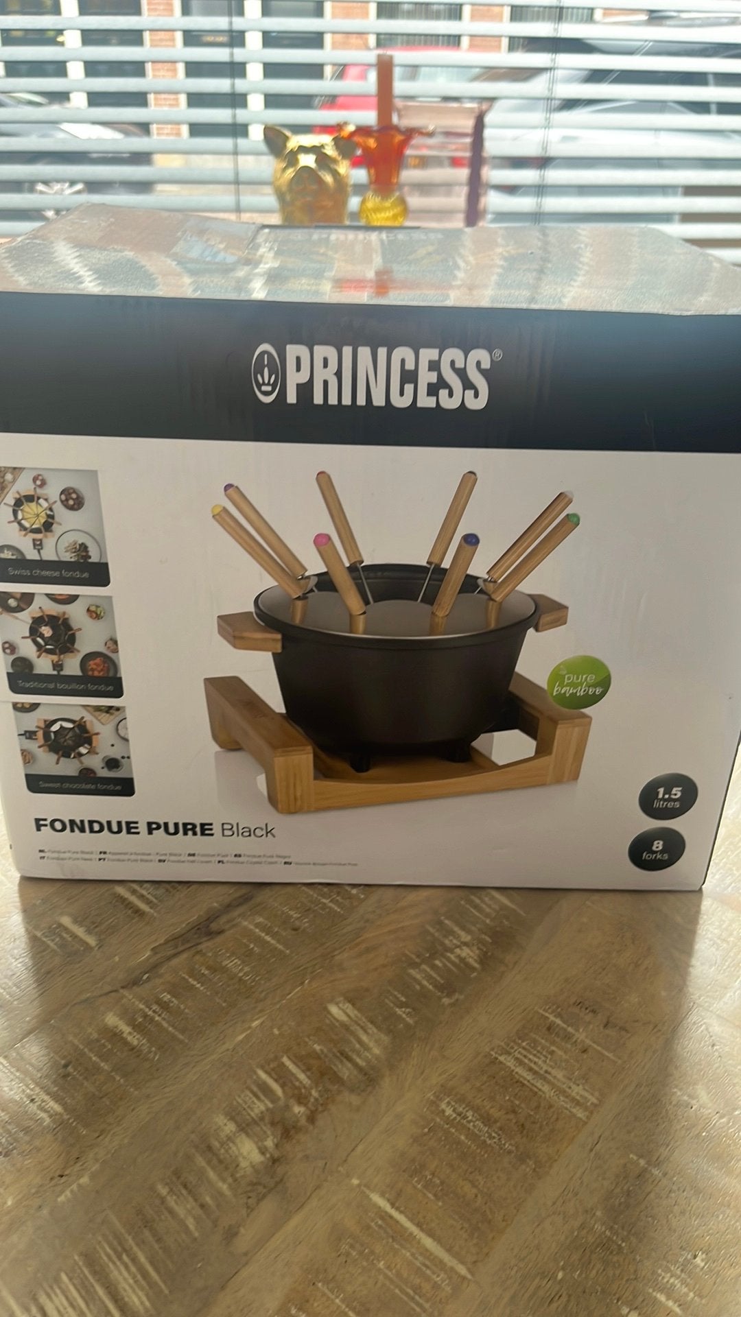 Fondue set Princess, Witgoed en Apparatuur, Gourmetstellen, Ophalen, Zo goed als nieuw, 4 t/m 7 personen