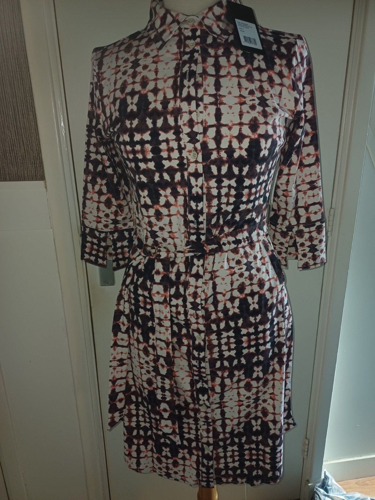 Mi Piace Travel Jurk Grape Apple Batik Print S & XXL, Mp, Mp, Meerkleurig, Maat 46/48 (XL) of groter