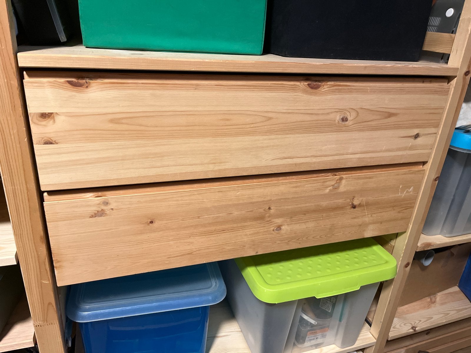 IKEA lade 80x50 cm - 2 Houten lades voor opbergsysteem, Ophalen, Gebruikt, 1 of 2 laden, 50 tot 100 cm