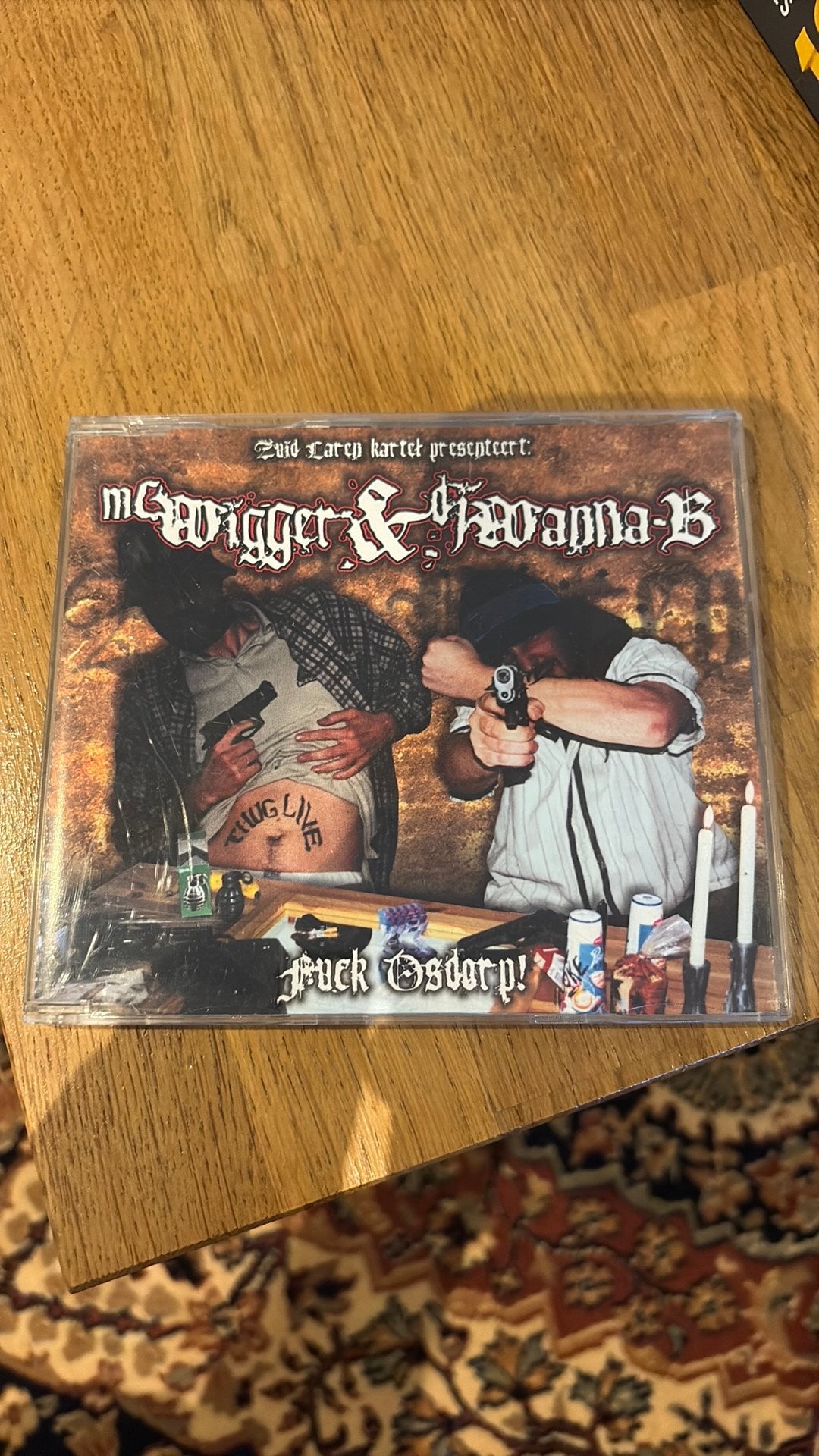 Mc wigger DJ wanna-b - fuck osdorp cd single, Ophalen of Verzenden, Gebruikt, Single