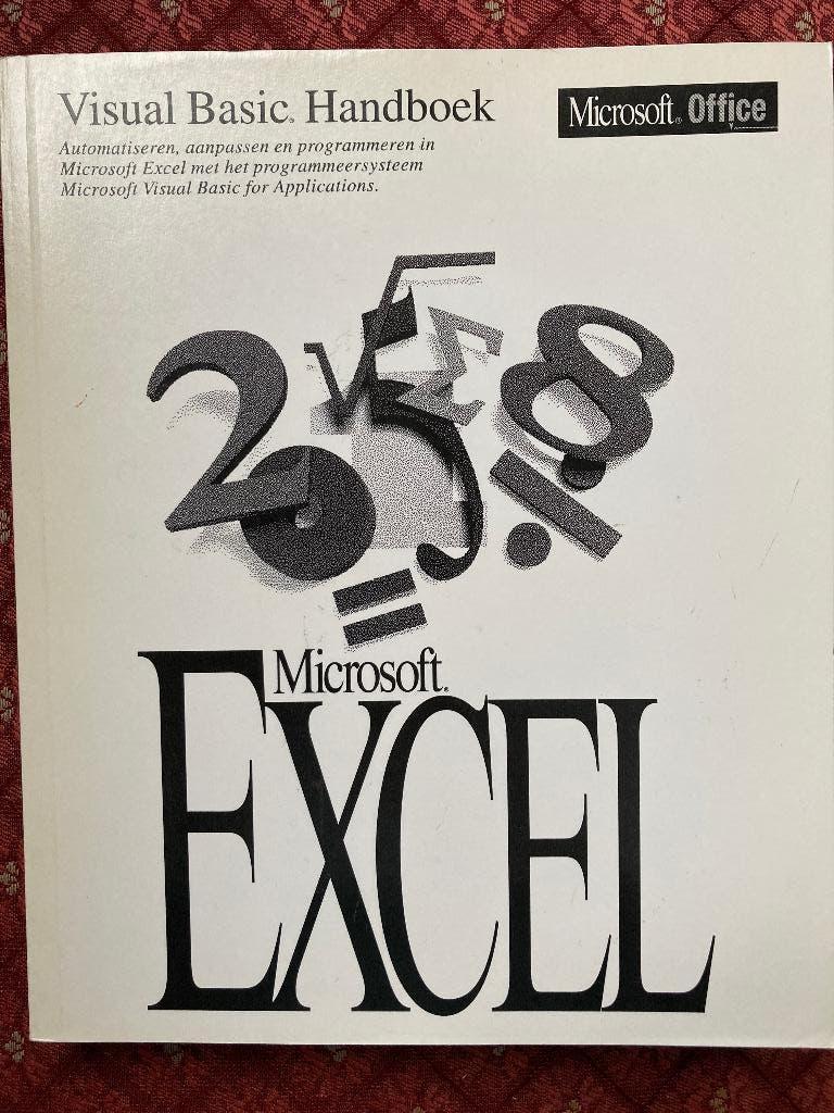 twee boeken microsoft excel, Boeken, Informatica en Computer, Ophalen of Verzenden, Zo goed als nieuw