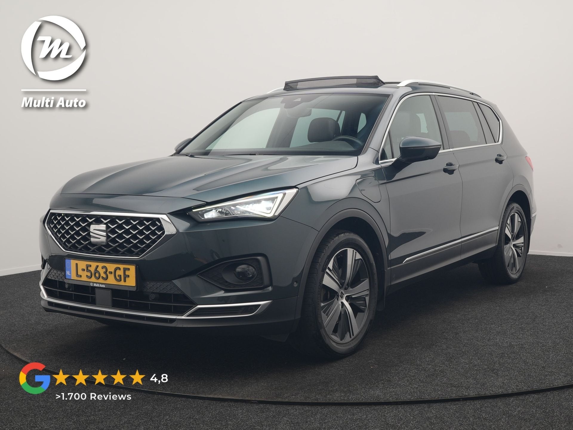 SEAT Tarraco 1.4 TSI e-Hybrid Xcellence PHEV 245pk | Trekhaa, Auto's, Seat, Euro 6, Adaptive Cruise Control, Grijs, Hybride Elektrisch/Benzine