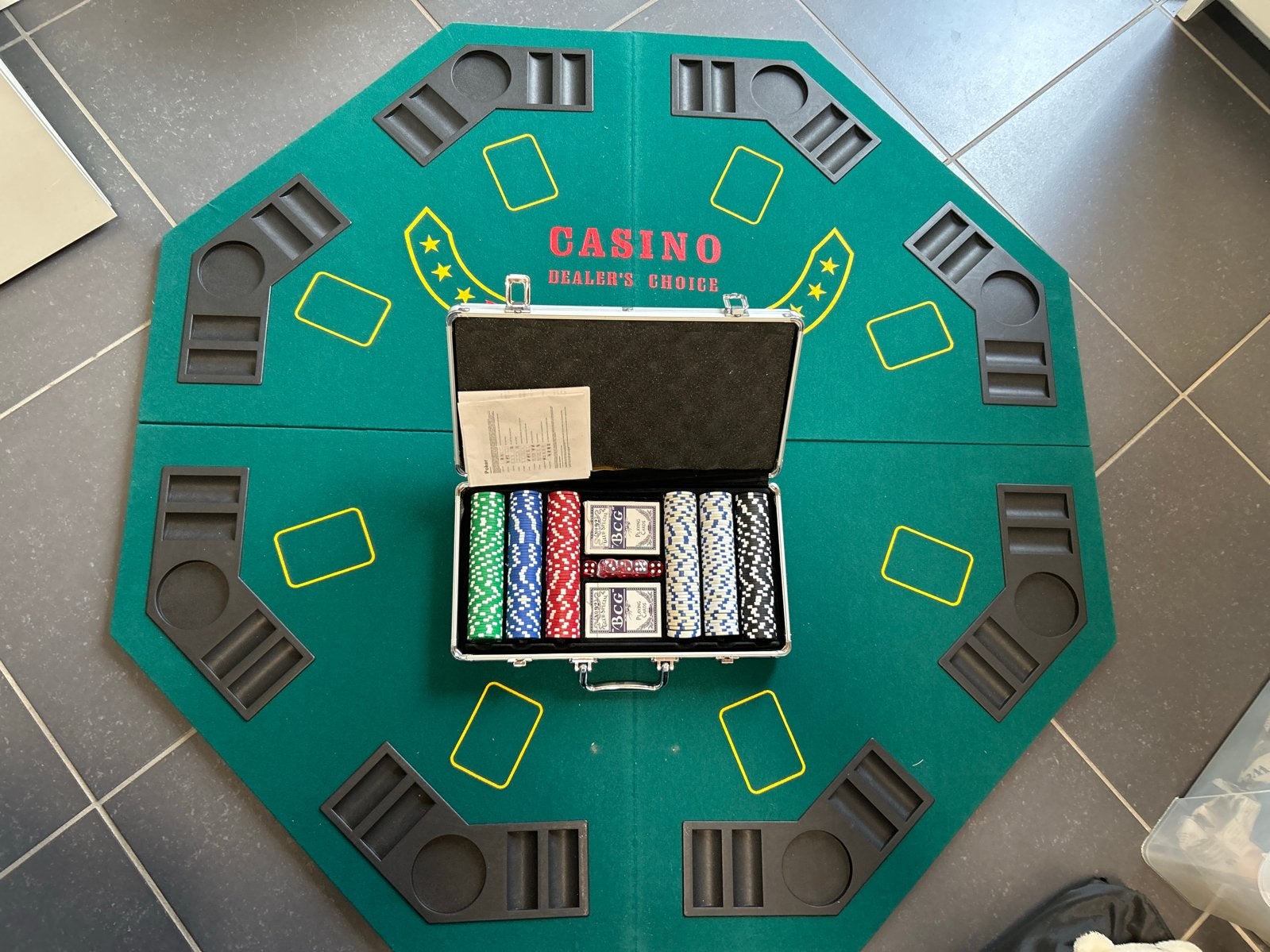 Complete poker set, Ophalen, Gebruikt