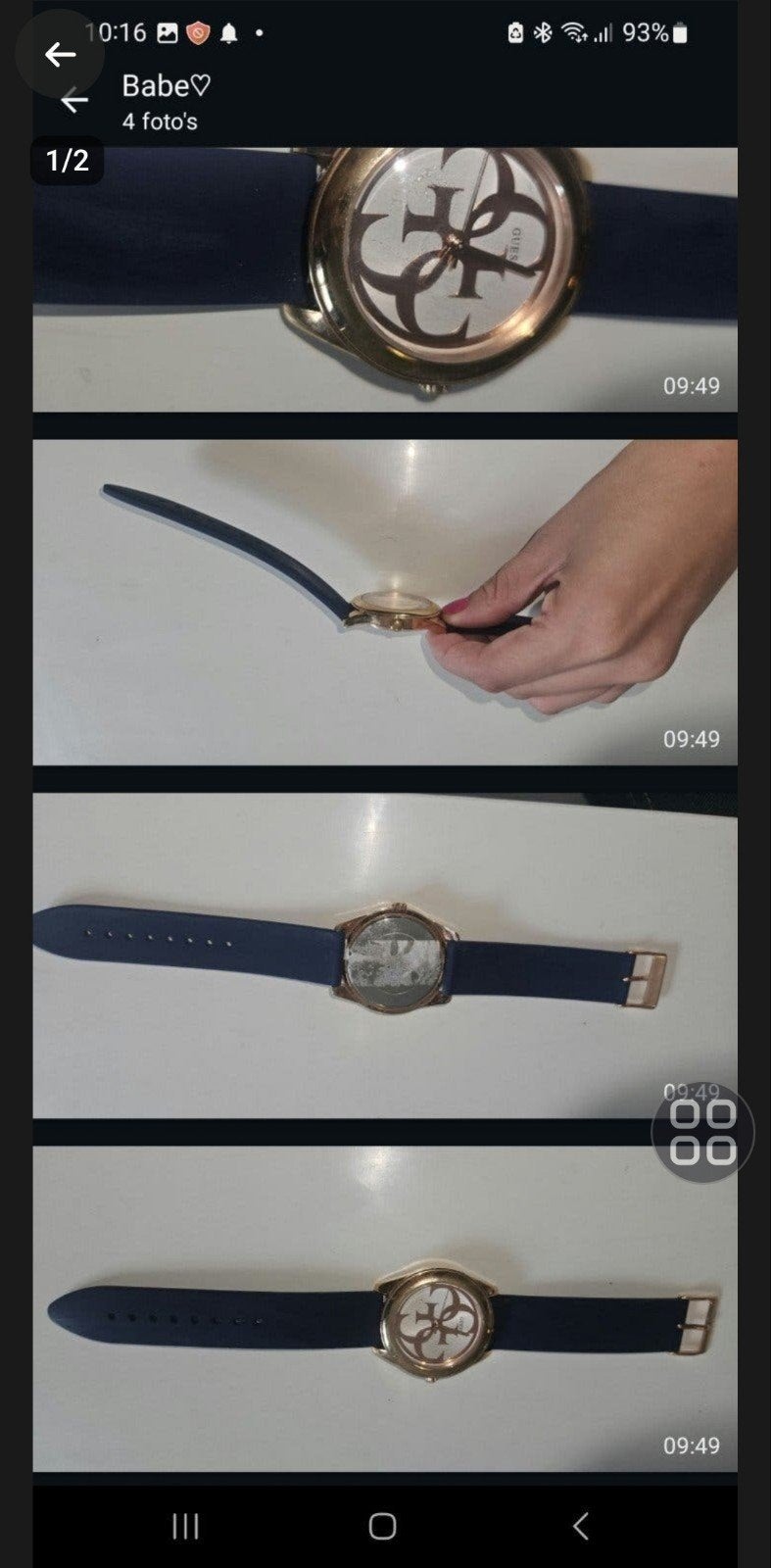 guess horloge ongebruikt, Ophalen, Nieuw, Leer, Guess