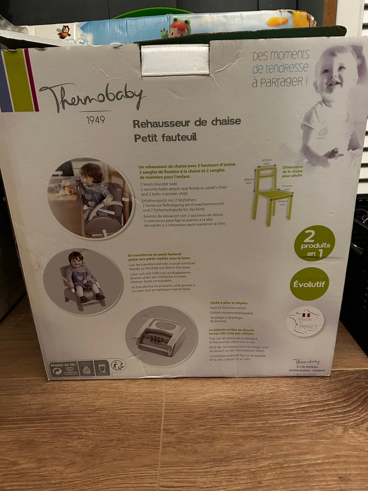 Kinderstoel Thermobaby 2-in-1, Ophalen, Nieuw, Meegroeistoel, Aanschuifbaar
