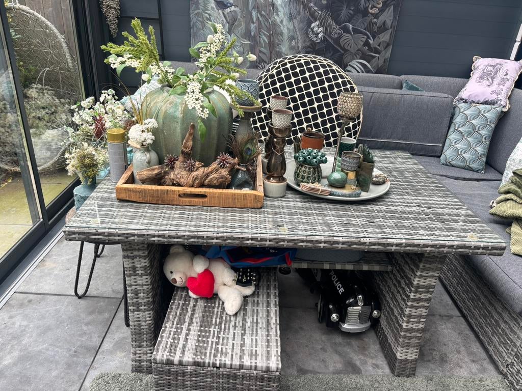 Tuintafel te koop, Tuin en Terras, Tuintafels, Ophalen, Zo goed als nieuw, Rechthoekig