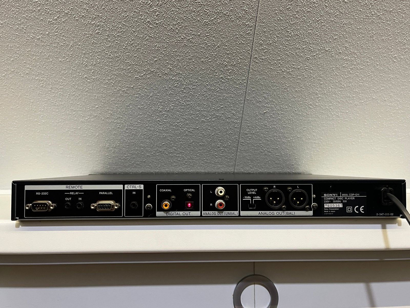 Sony CDP-D11 Professionele CD-speler, Ophalen of Verzenden, Gebruikt, Sony