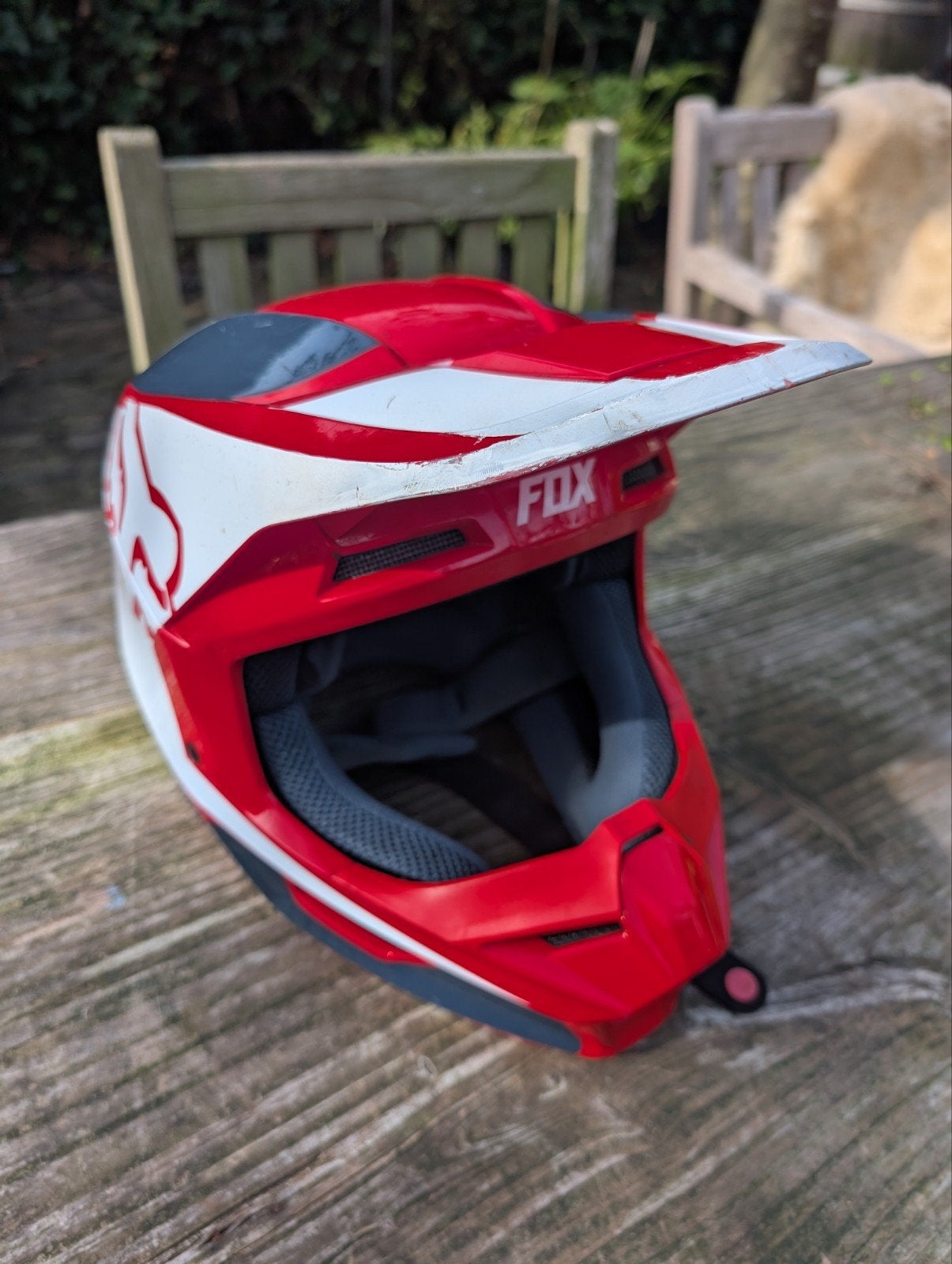BMX Beschermset: Helm en Handschoenen (Jeugd), Gebruikt, Ophalen of Verzenden, Fox, S1 Protection, Odefy Family, M