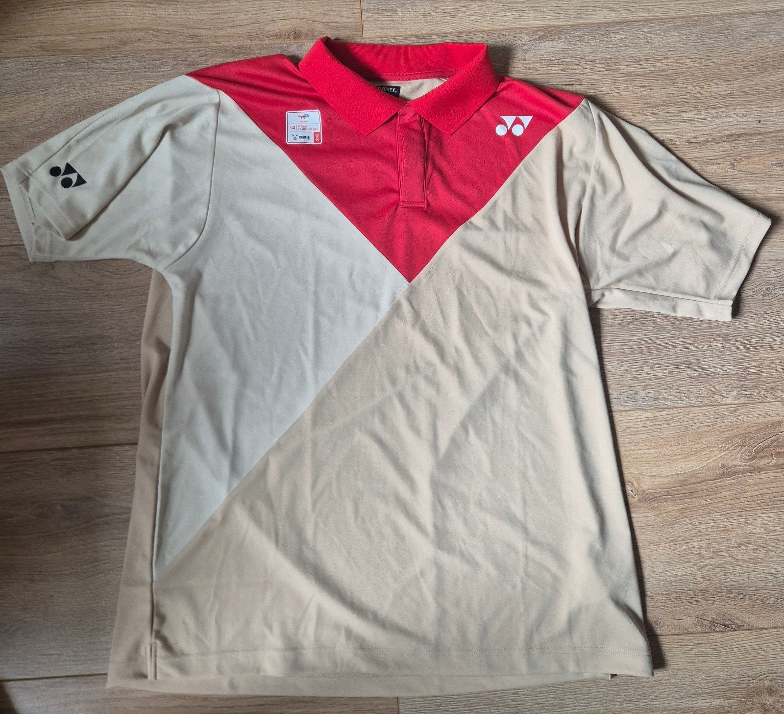 Special Edition Yonex WK Badminton Parijs Shirt XXXL, Yonex, Overige maten, Ophalen of Verzenden, Zo goed als nieuw