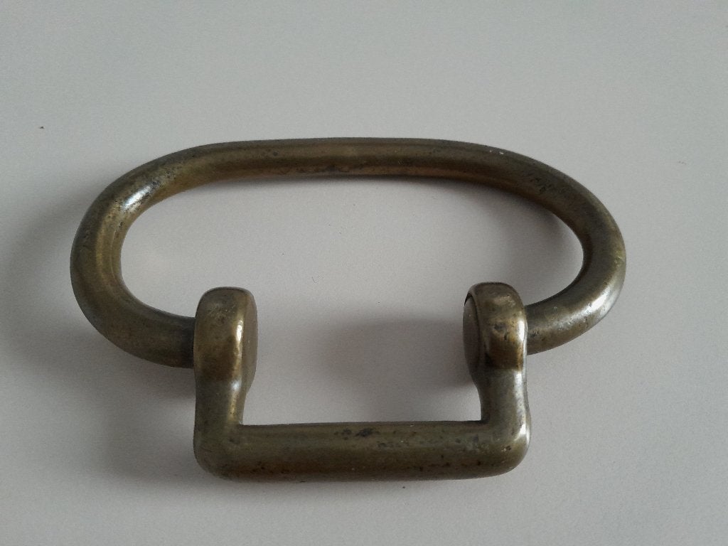 Koperen handgreep., Ophalen of Verzenden, Koper