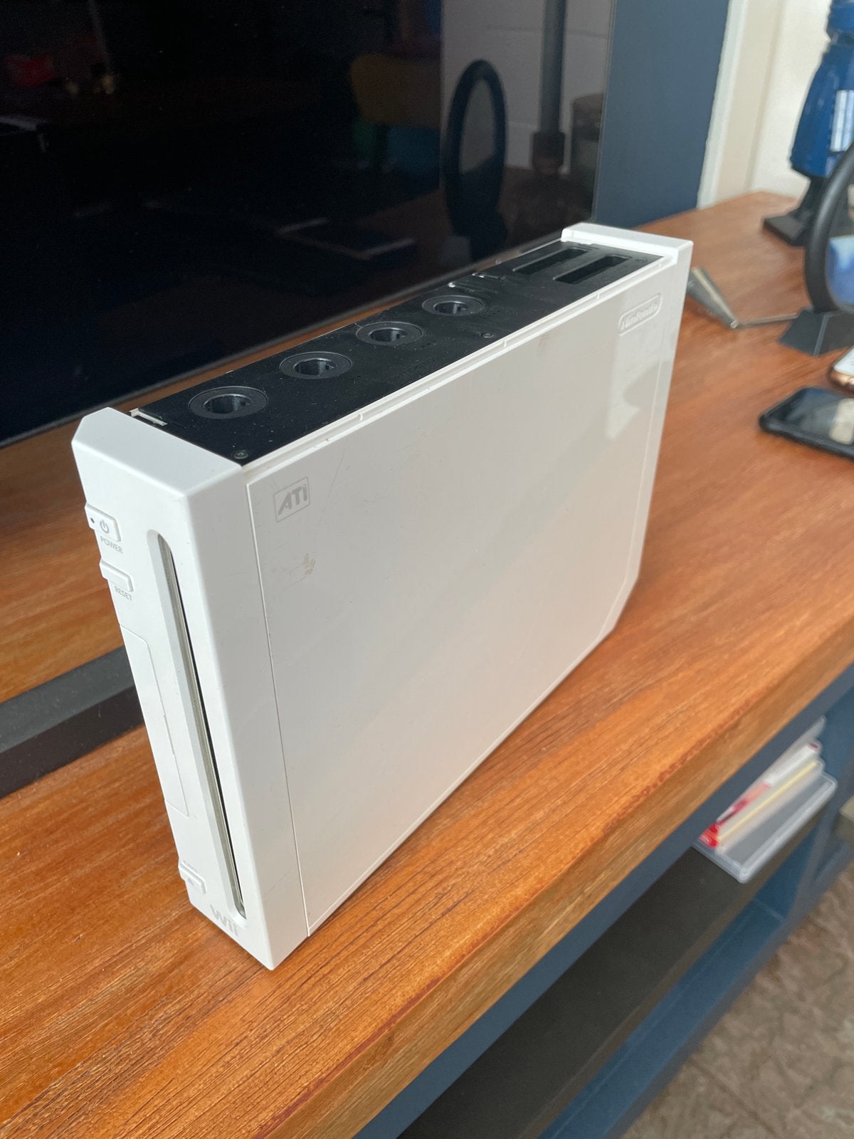Nintendo Wii RVL-001 (EUR) - Console, Spelcomputers en Games, Spelcomputers | Nintendo Wii, Ophalen, Gebruikt, Zonder controller