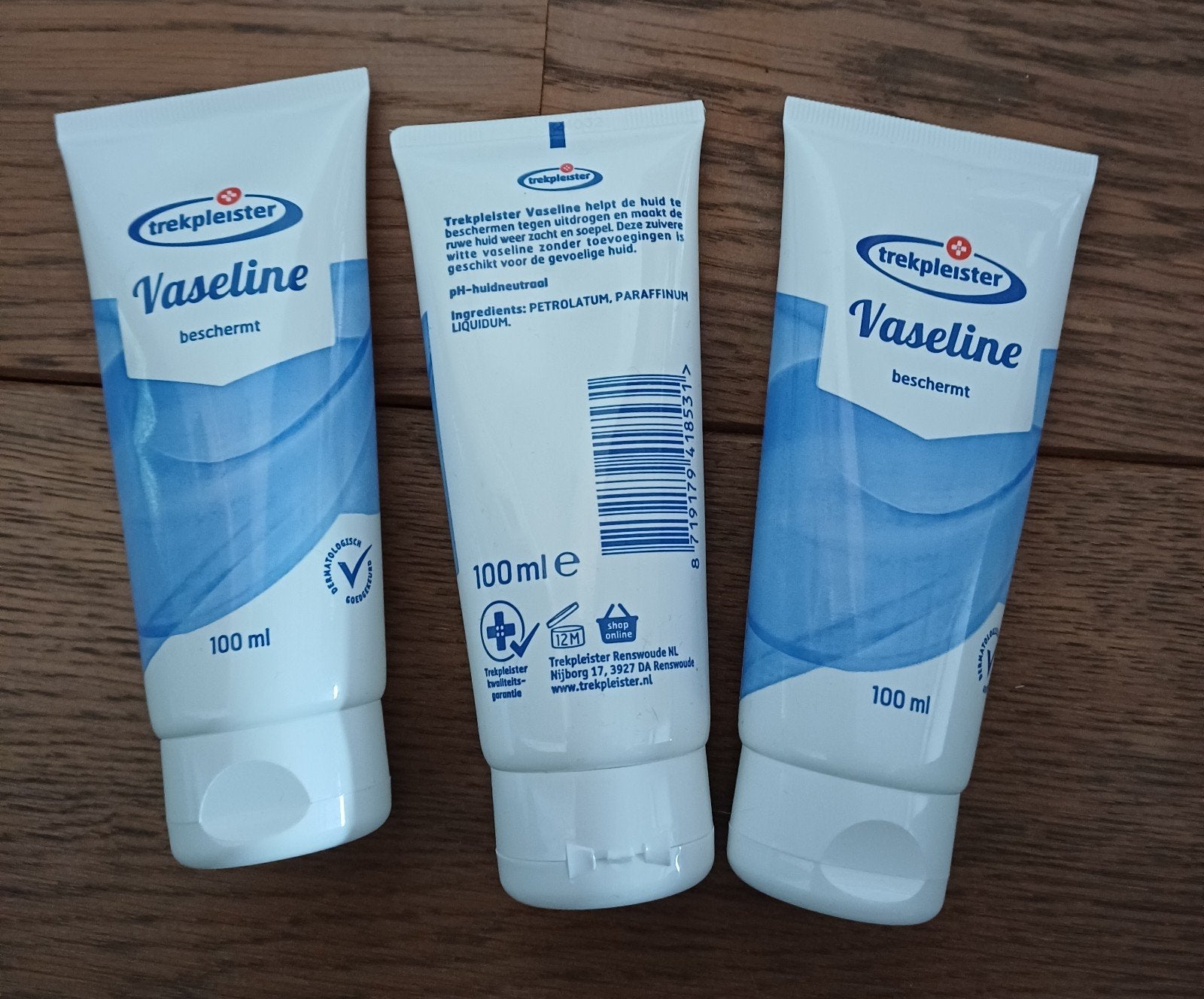 Nieuw vaseline 100 ml 3x., Ophalen, Nieuw, Verzorging