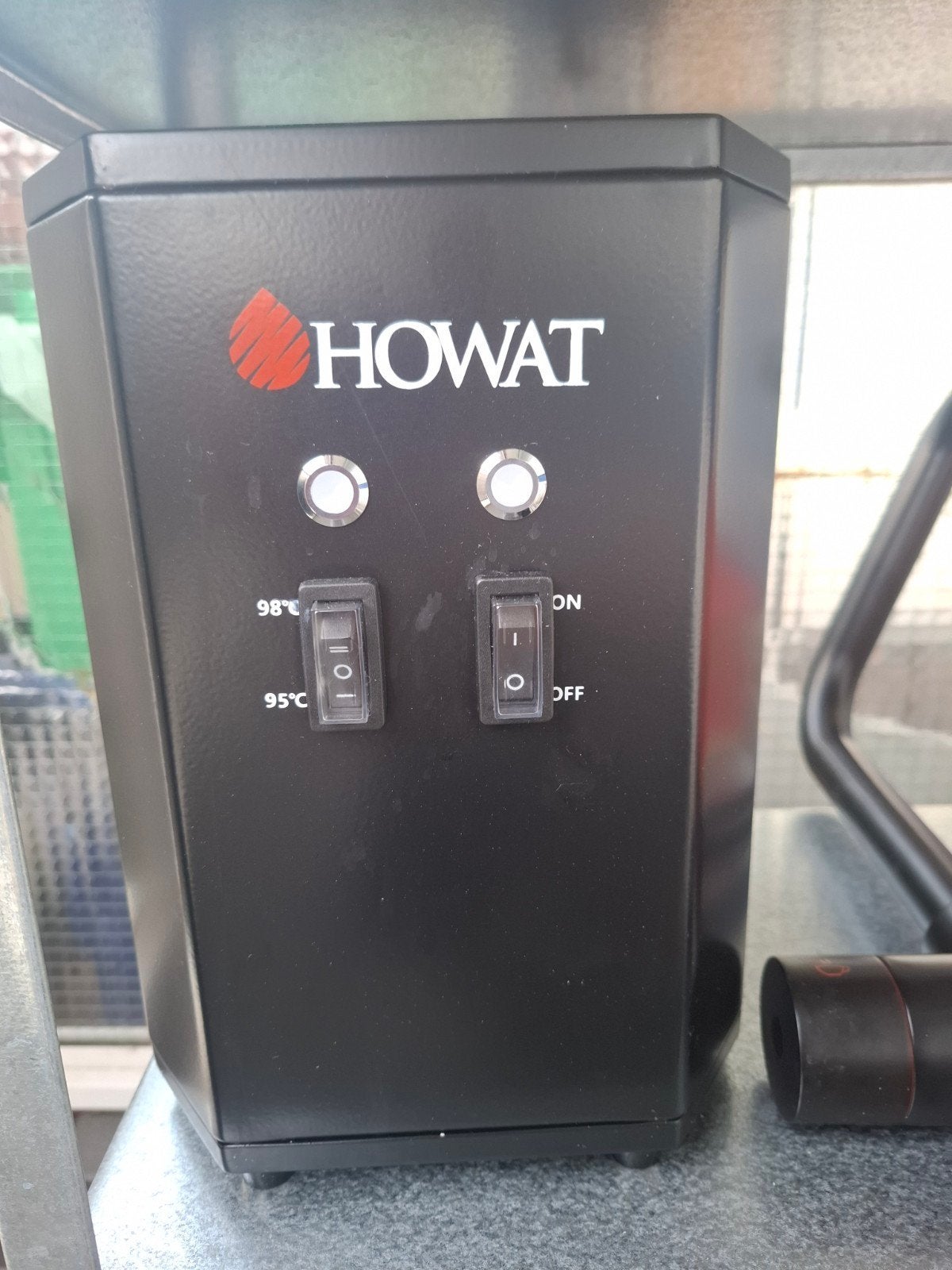 HOWAT 3-in-1 kokend-waterkraan (haaks mat zwart), Ophalen, Overige typen, Zo goed als nieuw, Zwart