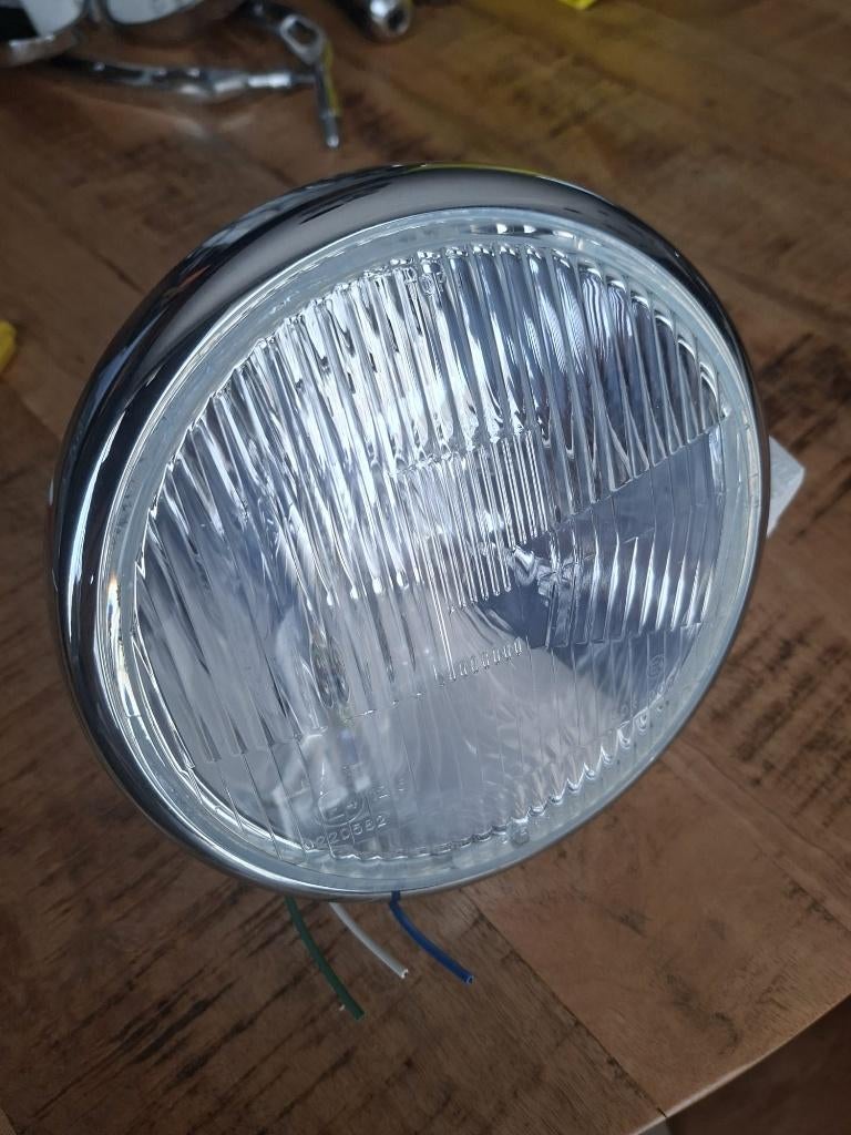 Koplamp H4 British style, Ophalen, Nieuw