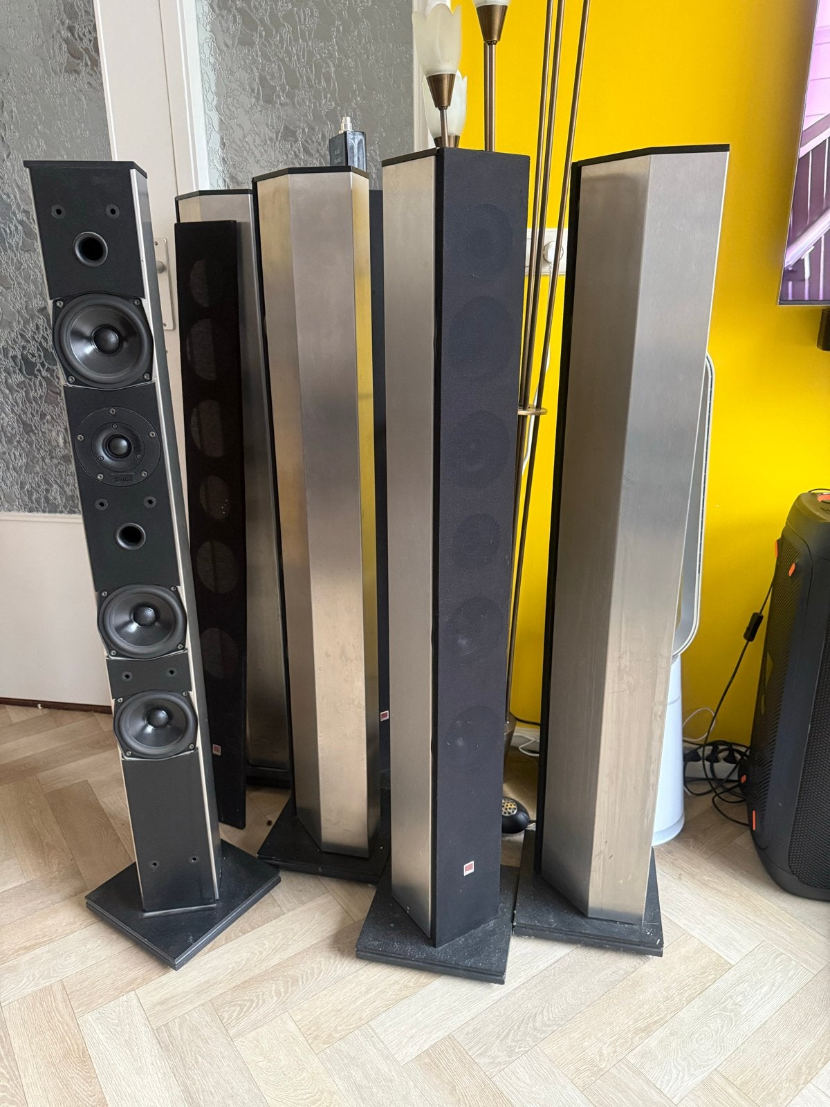 Dali SL-7 Vloerstaande Luidsprekers & Concept Center Speaker, Audio, Tv en Foto, Luidsprekers, 150 watt of meer, Vloerstaande luidspreker