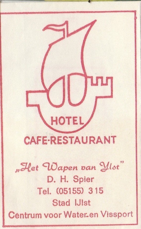 Het Wapen van IJlst - D Spier - water vissport, Ophalen of Verzenden