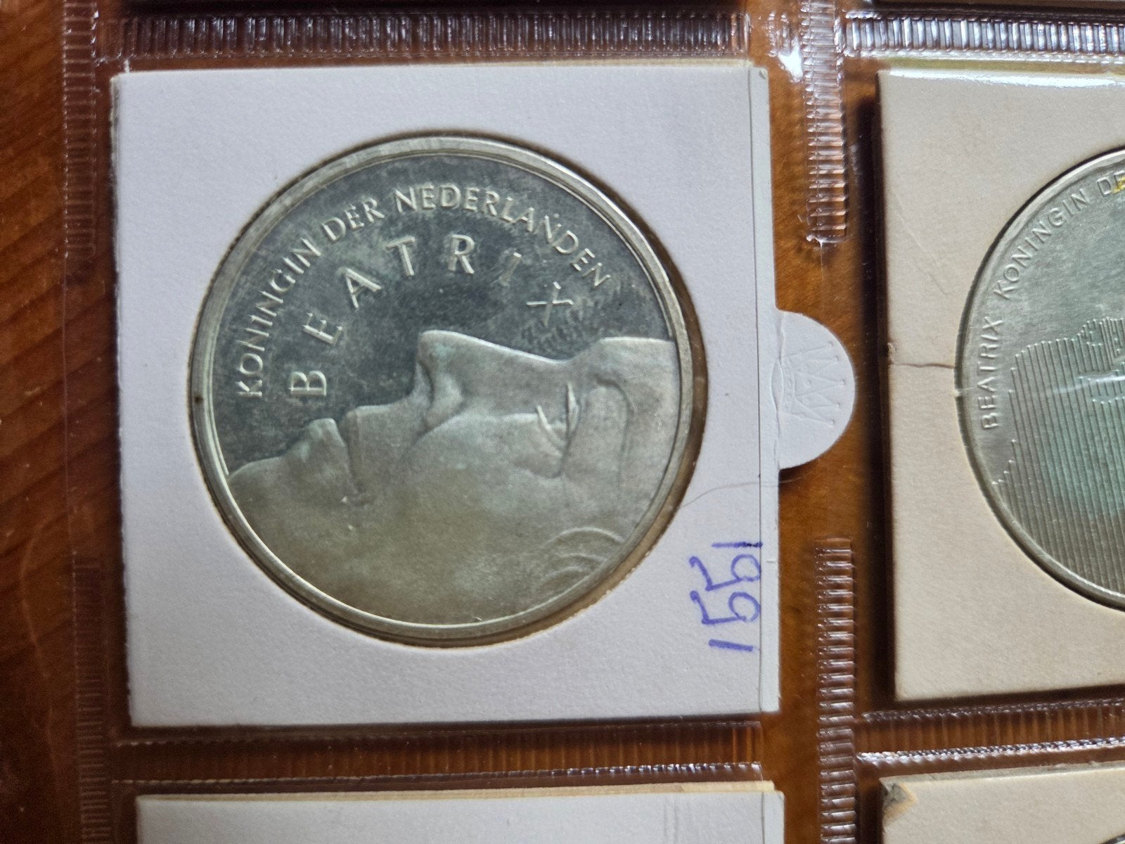 Zilveren 50 Gulden Munt Koningin Beatrix 1991, Koningin Beatrix, Zilver, Ophalen of Verzenden, Losse munt