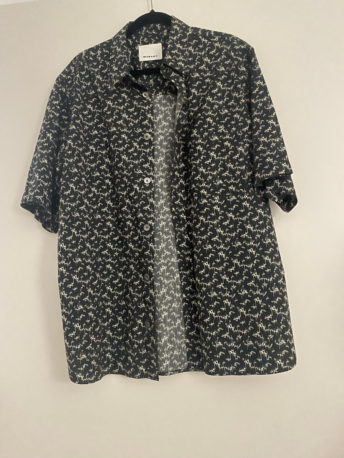 Isabel Marant Labilio heren overhemd maat L (NIEUW), Ophalen of Verzenden, Zo goed als nieuw, Zwart, Halswijdte 41/42 (L)