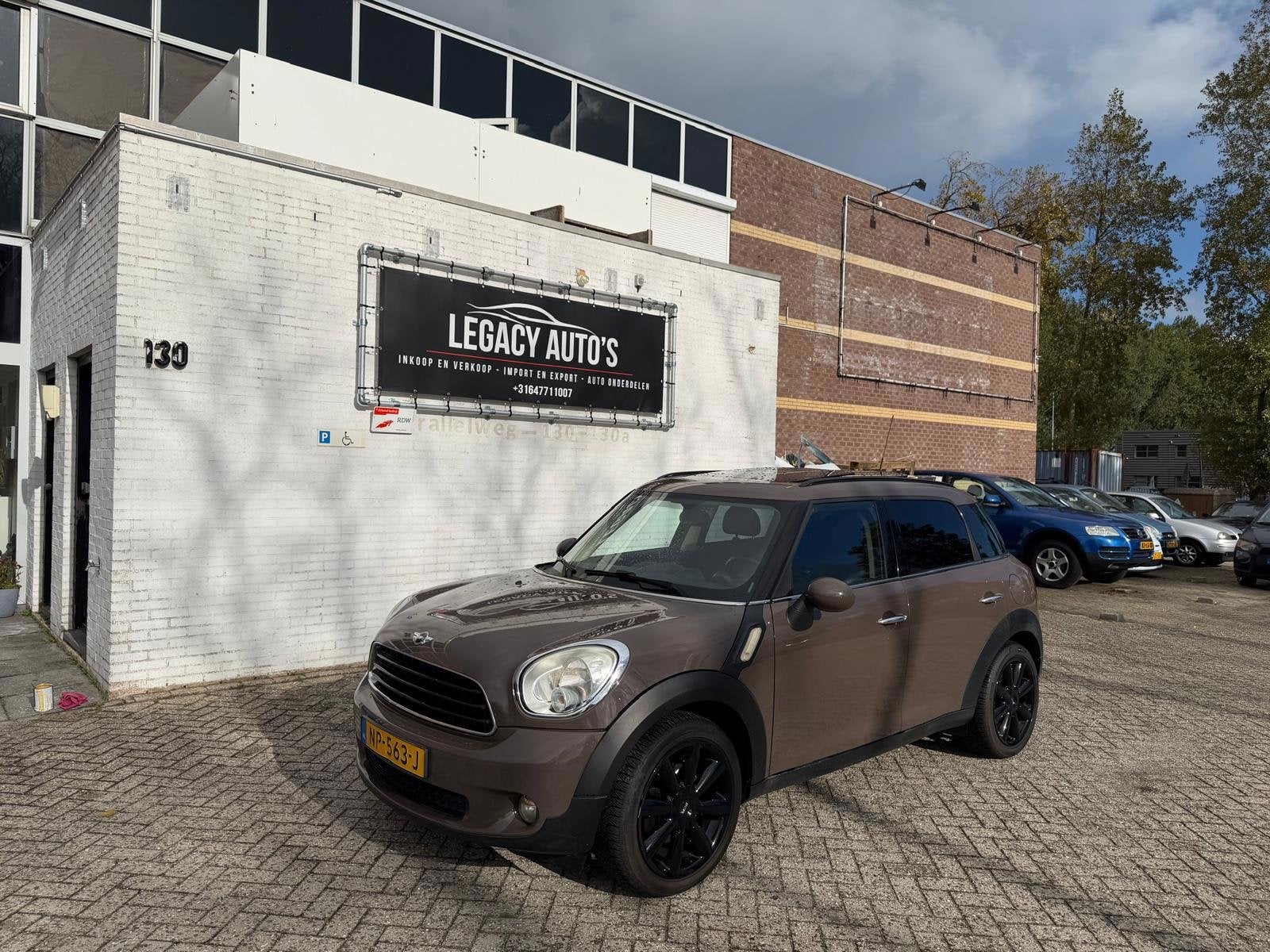 Mini Countryman 1.6 One Chili - APK 08/2027 - Rijdt en schak, Auto's, Voorwielaandrijving, Gebruikt, Zwart, Bruin