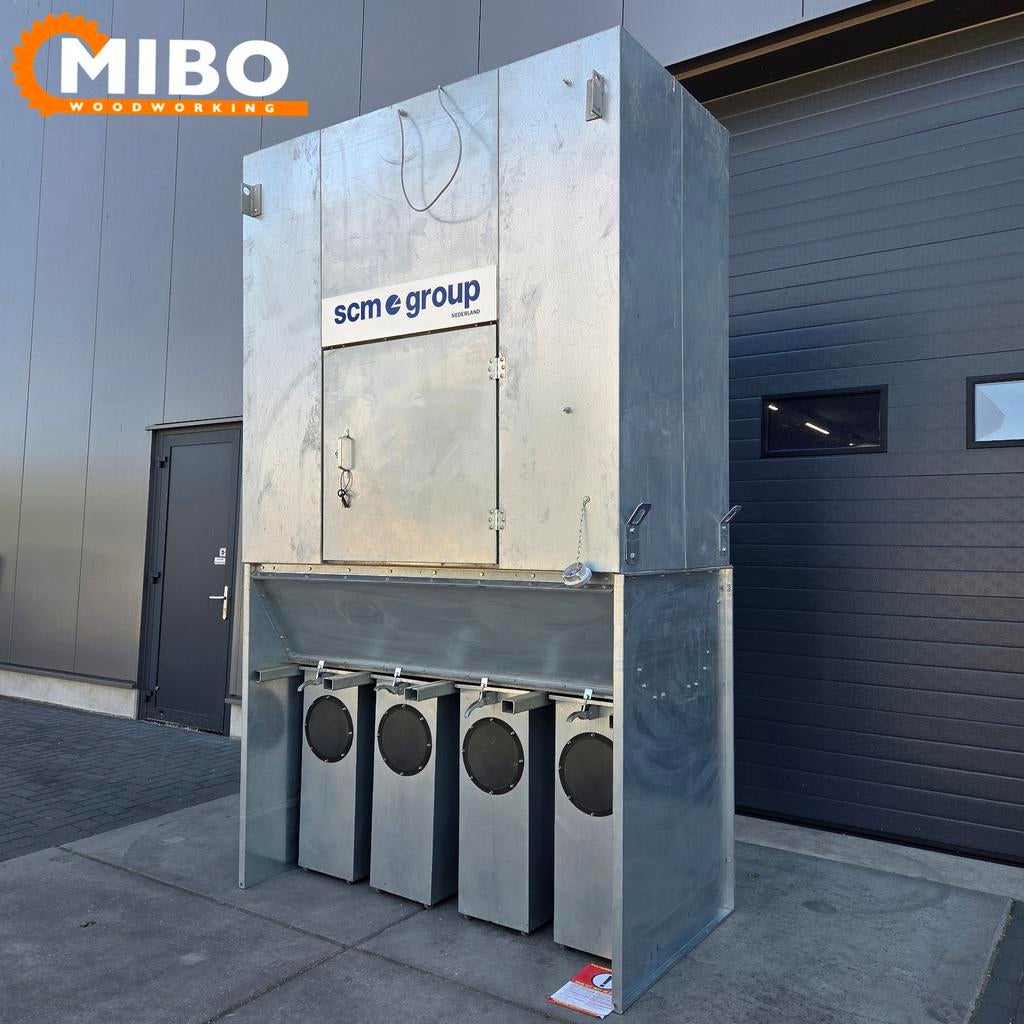 SCM Afzuiging 300mm ** 4 containers ** Compact
