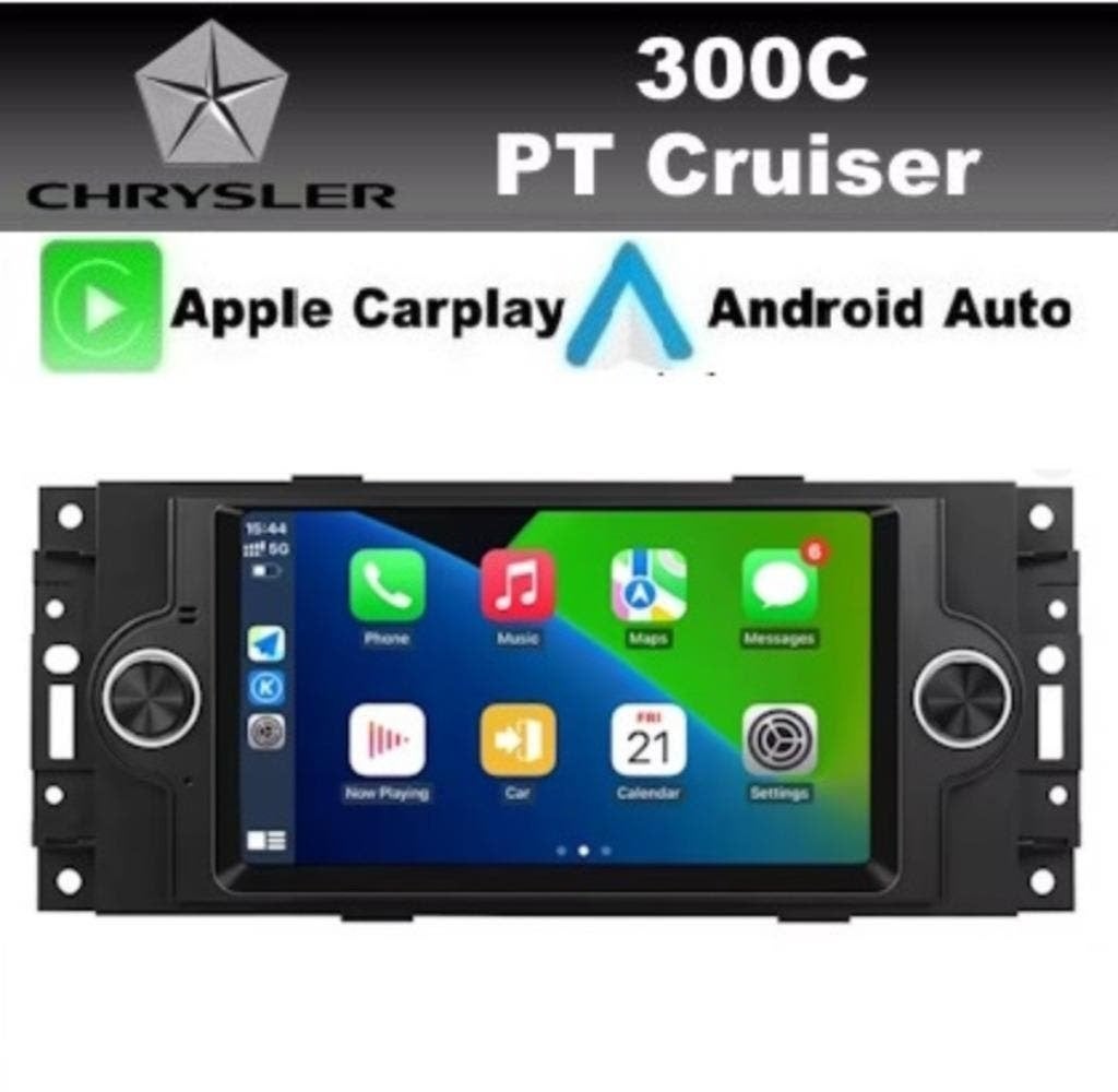 Chrysler 300C PT Cruiser android 15 navigatie apple carplay, Ophalen of Verzenden, Nieuw