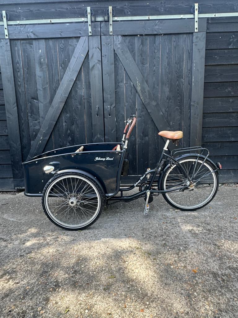 Johnny Loco elektrische bakfiets, middenmotor, Ophalen, Gebruikt