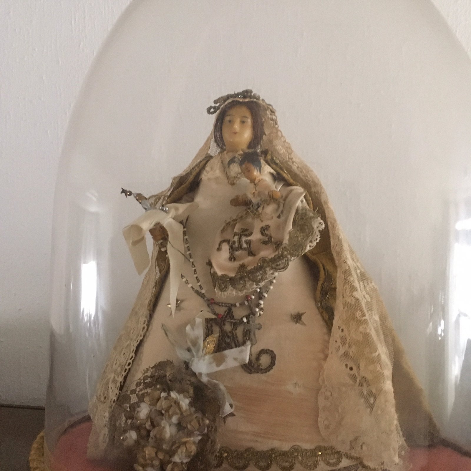 Vintage Madonna beeld in stolp, Ophalen, Gebruikt