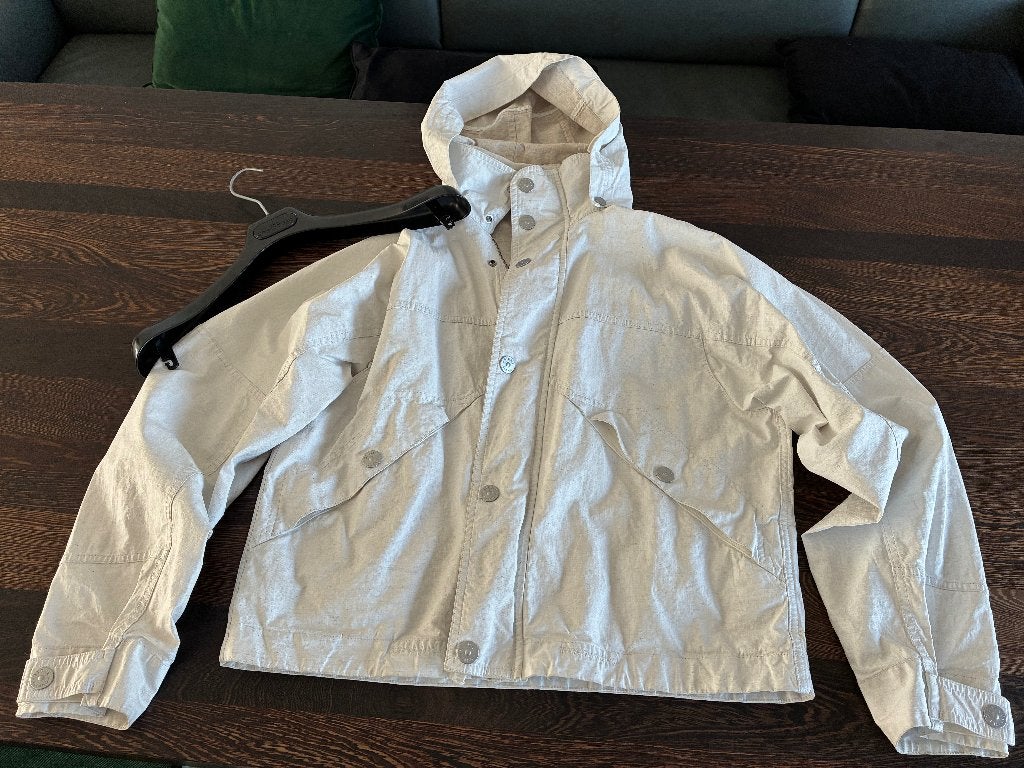 Stone Island Marina Raw Plated Linnen Size M, Maat 48/50 (M), Beige, Nieuw, Ophalen of Verzenden