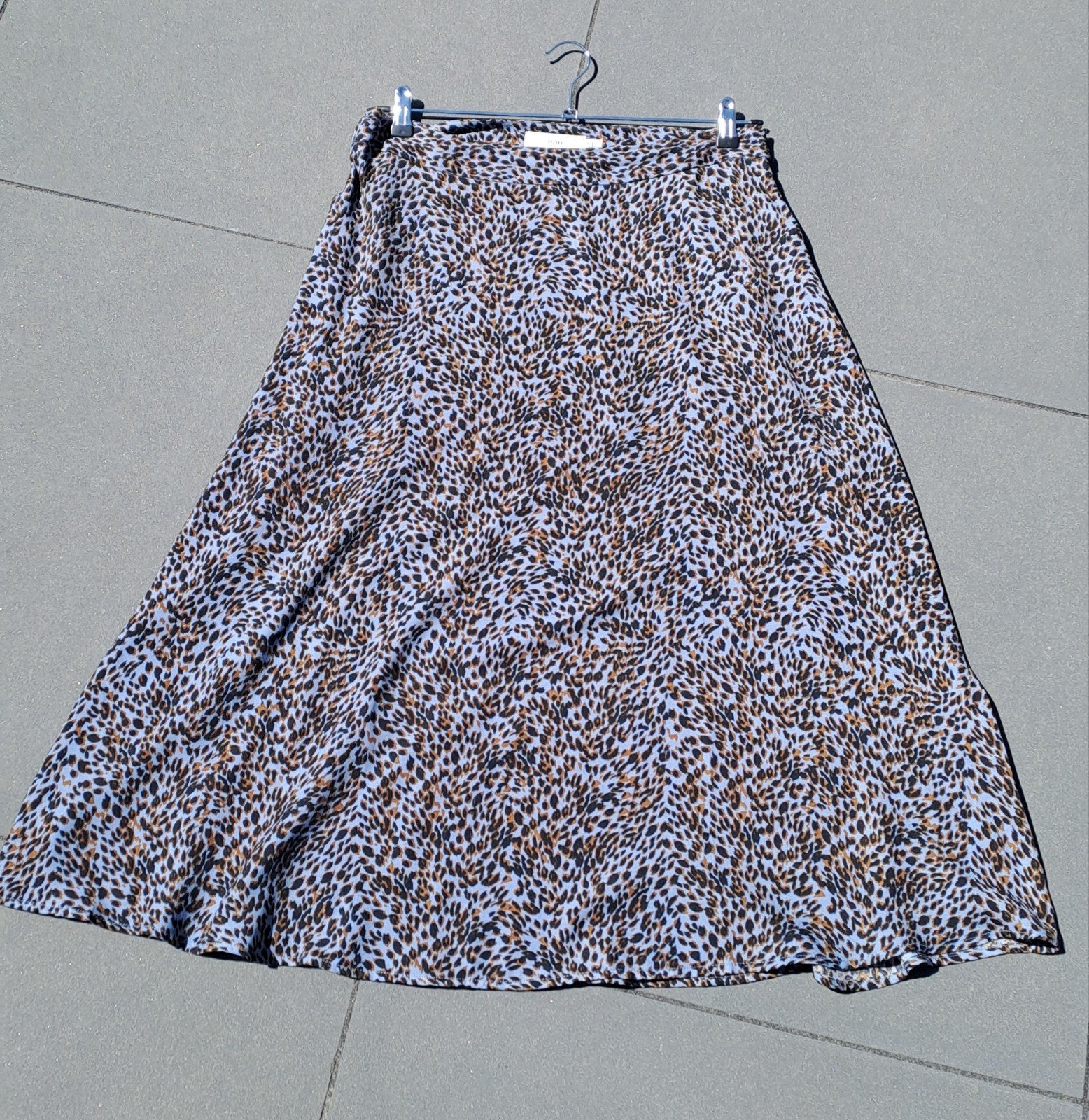ICHI Leopard Print Rok Maat 42, ICHI, Blauw, Maat 42/44 (L), Ophalen of Verzenden