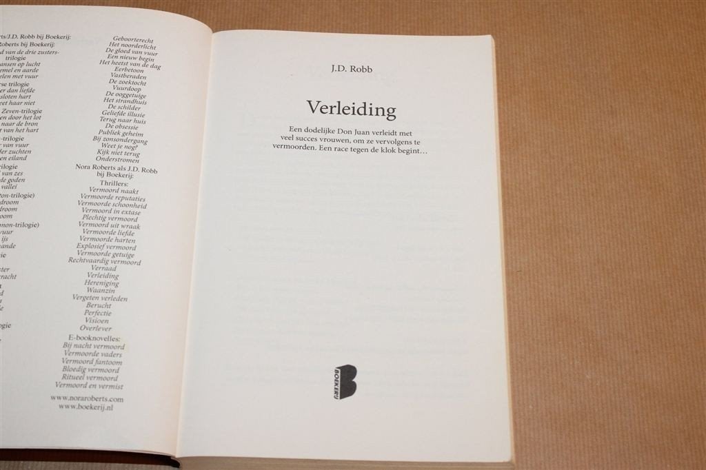 Verleiding — J.D. Robb [Nora Roberts, 2020], Ophalen of Verzenden, Gelezen
