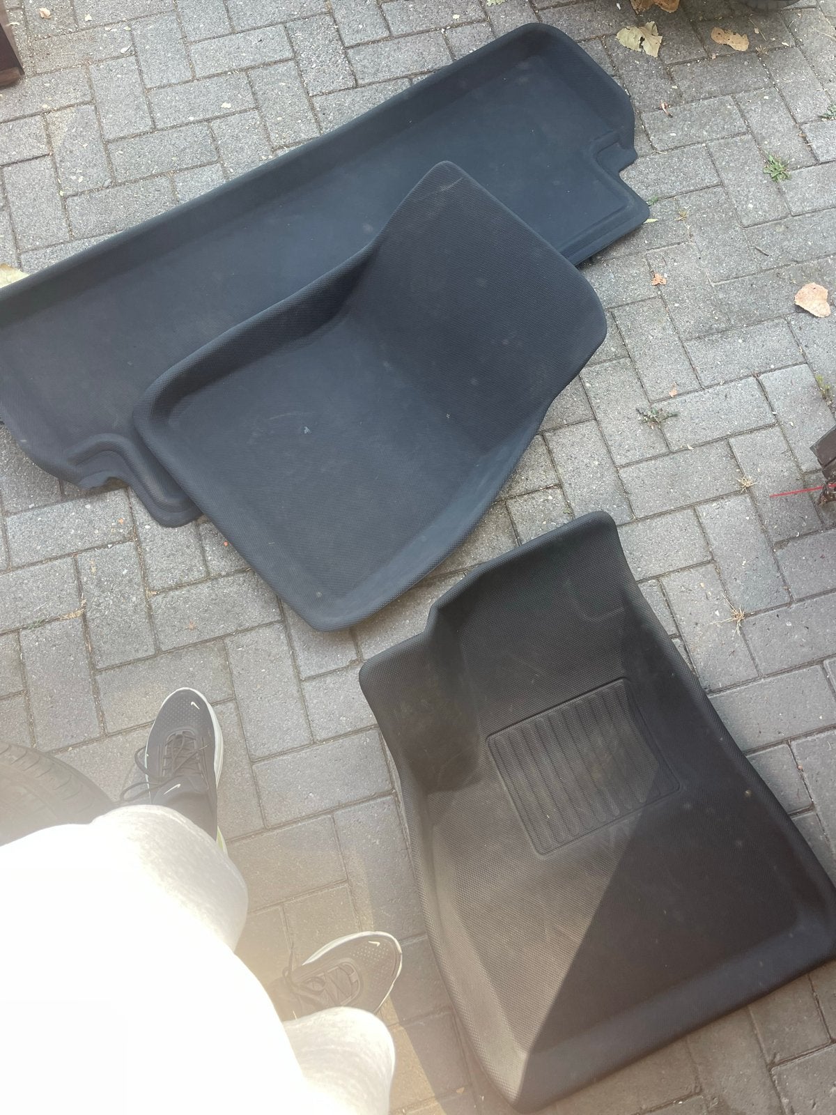 Rubberen automatten voor tesla model 3 vloermatten, Auto diversen, Ophalen of Verzenden, Gebruikt