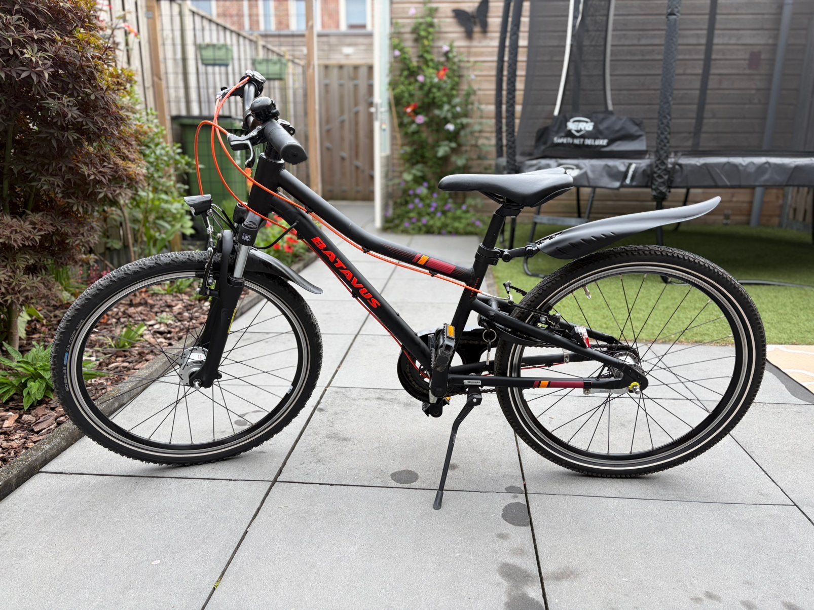 Fiets Batavus booster 24 inch, Ophalen, Zo goed als nieuw, 24 inch, Handrem