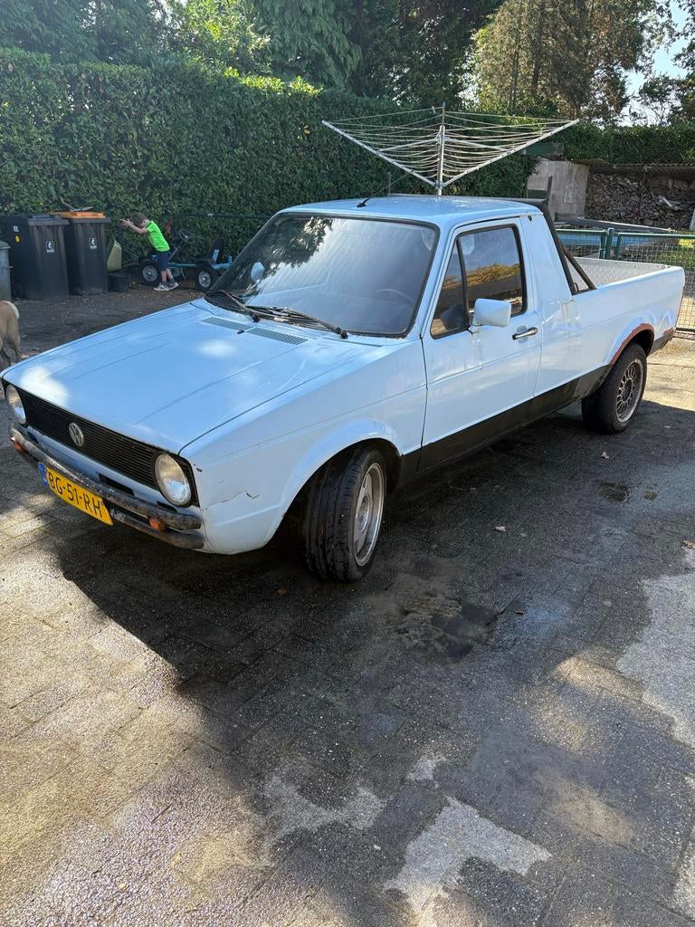 Volkswagen Caddy 1.6 DSL 40KW 1983, Auto's, Voorwielaandrijving, Stof, 54 pk, Zwart