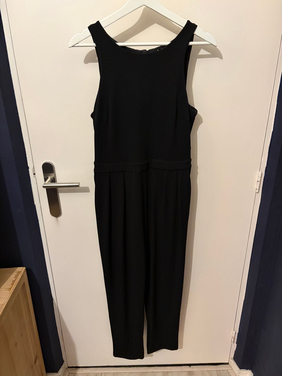 Zwarte jumpsuit H&M, maat L, Kleding | Dames, Ophalen of Verzenden, Zo goed als nieuw, Maat 42/44 (L), Zwart