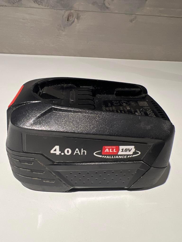 Bosch PBA 18V 4.0Ah W-C Accu - Zo goed als nieuw, N, N, Ophalen of Verzenden, Zo goed als nieuw