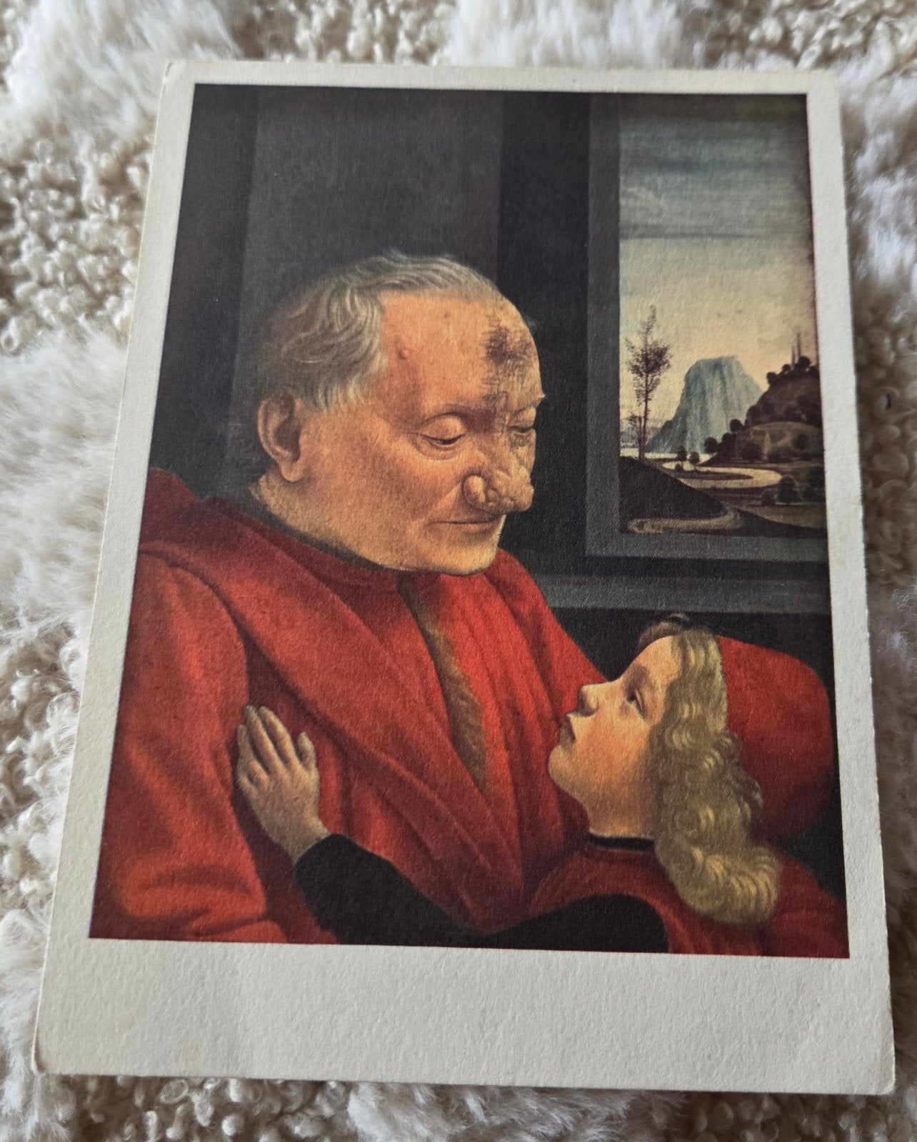 Oude ansichtkaart: Domenico Ghirlandaio - Portret, Verzenden, 1960 tot 1980, Ongelopen, Overige thema's