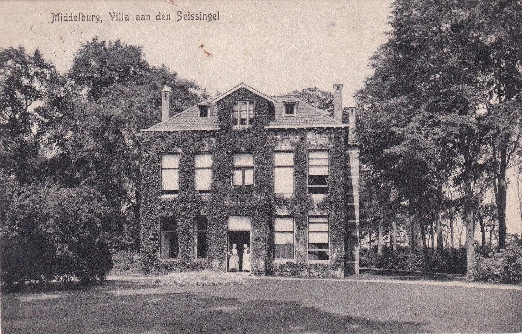 Middelburg villa aan de Seissingel, Verzenden, Voor 1920, Gelopen, Zeeland