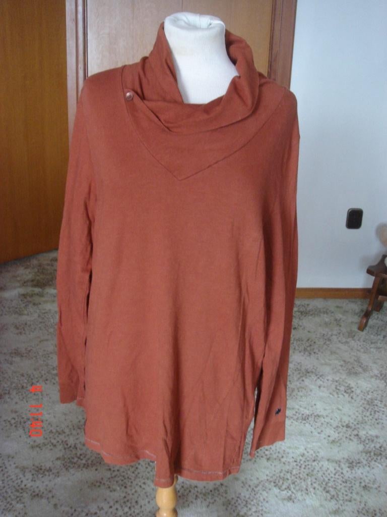 trui/shirt/longsleve Cast Iron, rood bruin mt L, Maat 52/54 (L), Ophalen of Verzenden, Zo goed als nieuw, Cast Iron