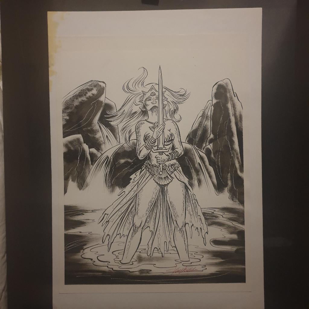 Origineel werk Karel Biddeloo  Morgana, Eén stripboek, Ophalen of Verzenden, Zo goed als nieuw, Karel Biddeloo