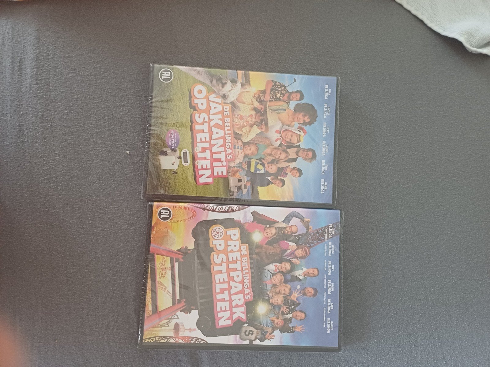 De Bellinga's: Vakantie Op Stelten & Pretpark Op Stelten DVD, Alle leeftijden, Nederlands, Nieuw in verpakking, Inclusief doosje